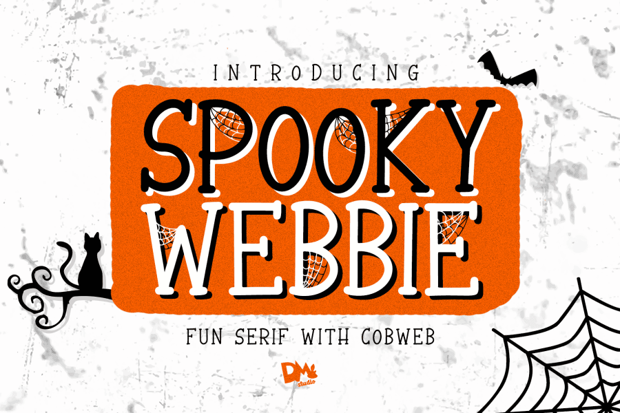 3 Free Spider Web Halloween Serif Fonts 1001 Fonts