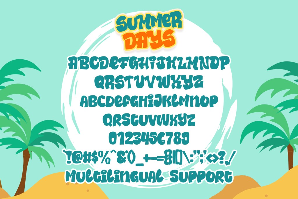 Summer Days Regular illustration 3