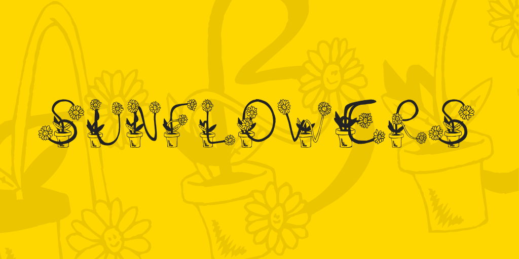 Sunflowers illustration 9