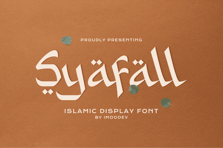 Free Art Mubarak Religious Fonts Fonts