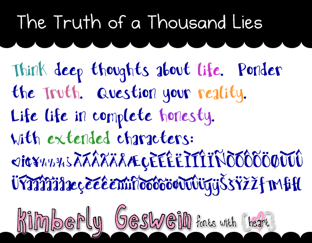 The Truth of a Thousand Lies illustration 1