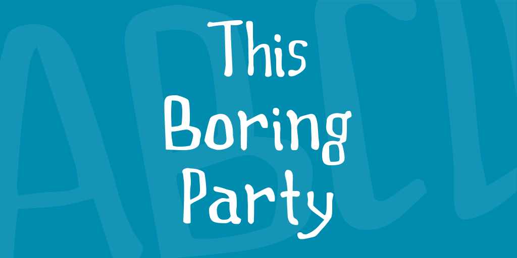 This Boring Party illustration 1