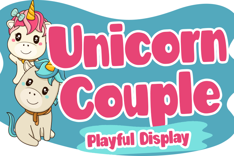 Unicorn Couple - Personal Use illustration 2