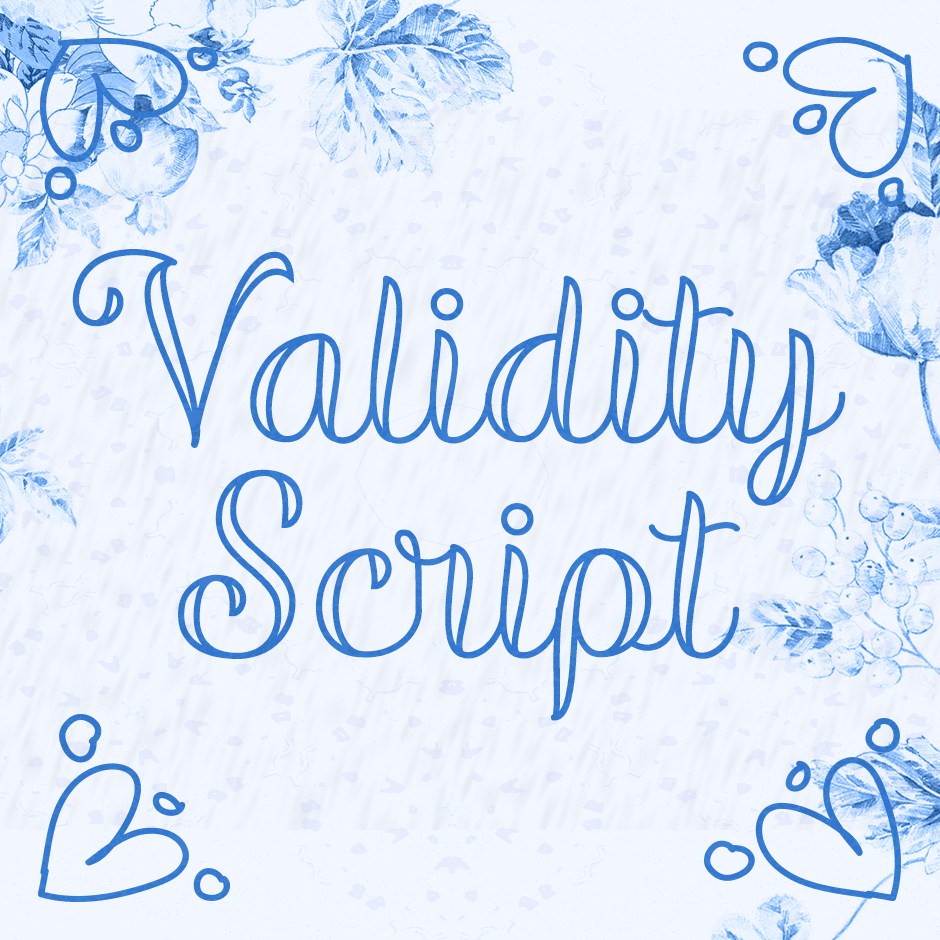 Validity Script illustration 1