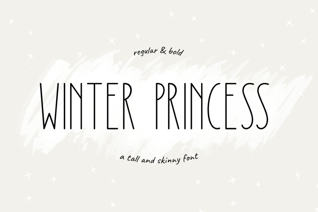 Winter Princess illustration 2