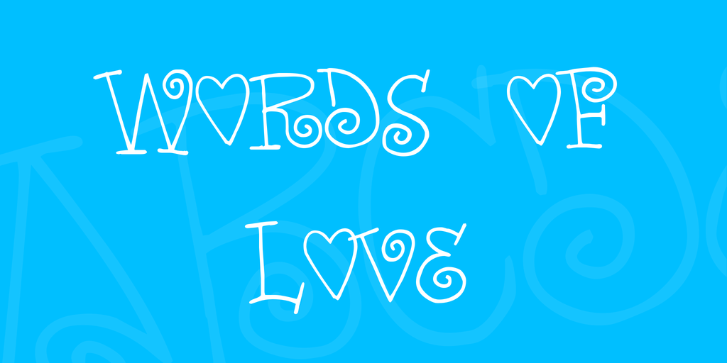 Words of love illustration 1