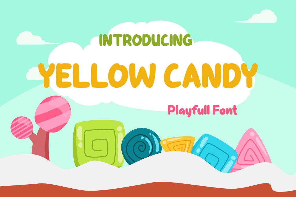 Yellow Candy illustration 3