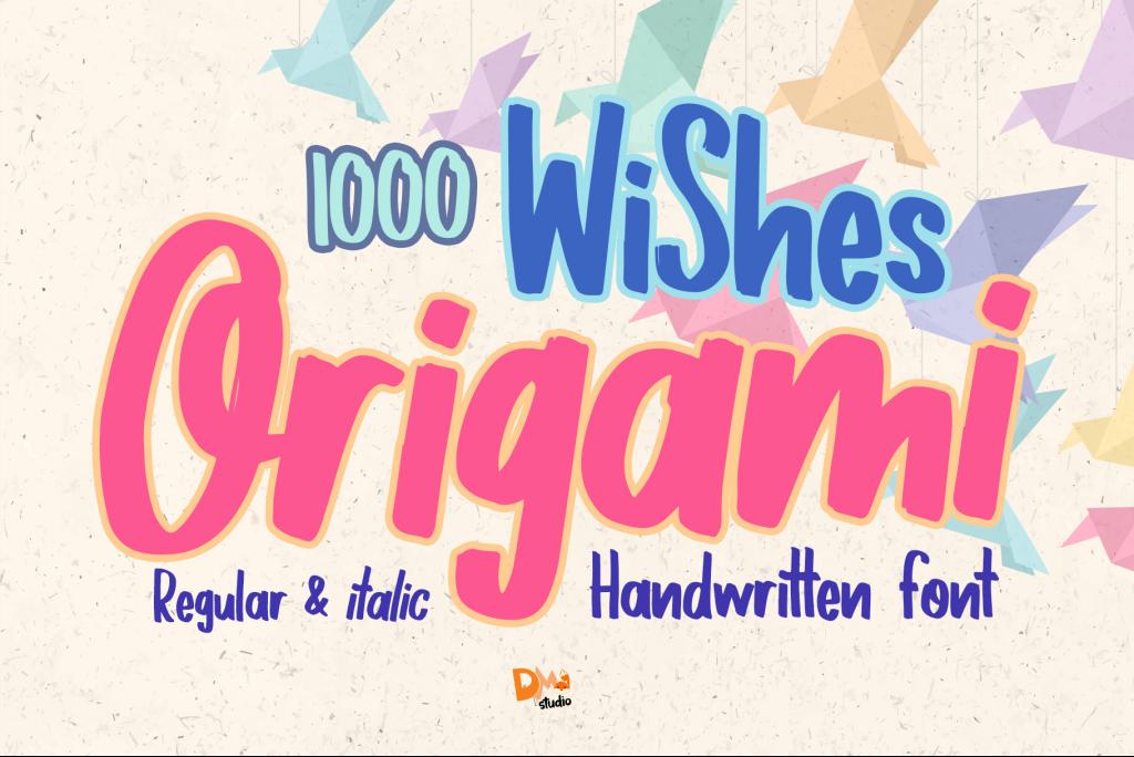 1000 Wishes Origami illustration 6