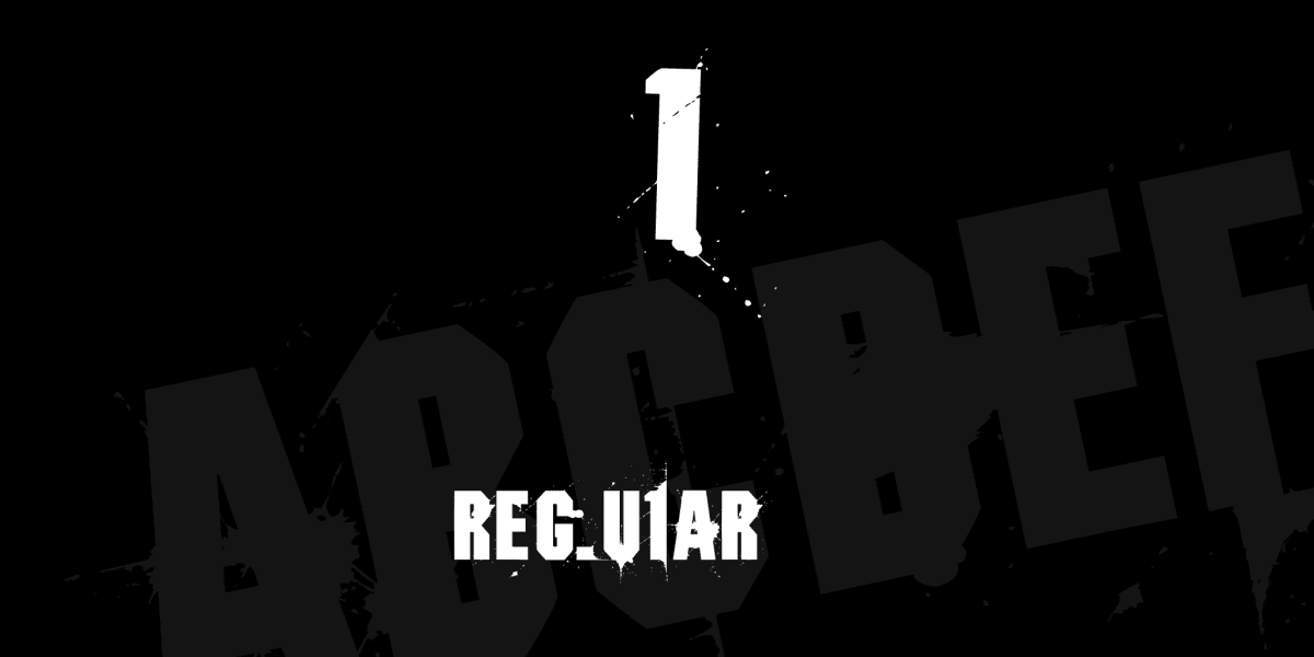 1 Font · 1001 Fonts