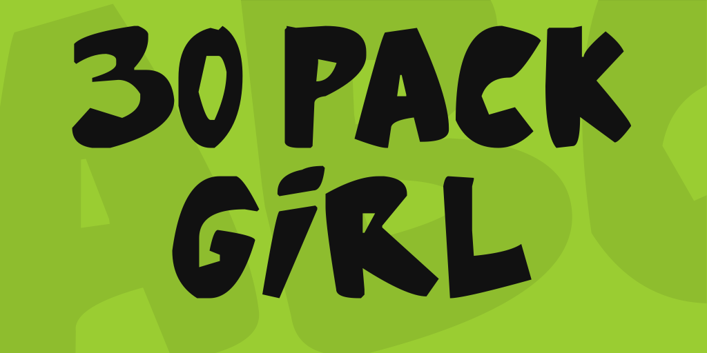 30 Pack Girl illustration 2