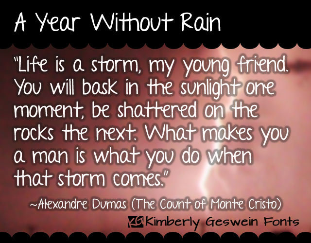 A Year Without Rain illustration 1