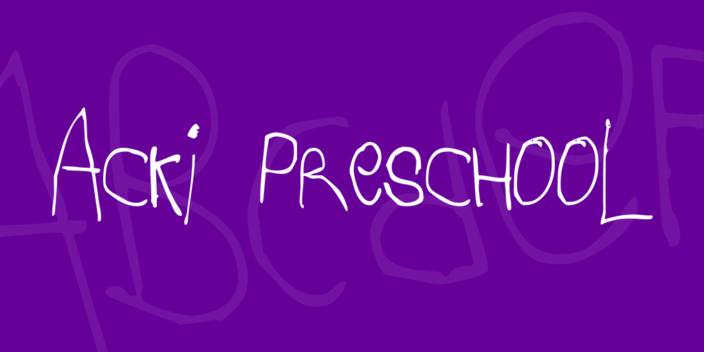 Acki Preschool illustration 1