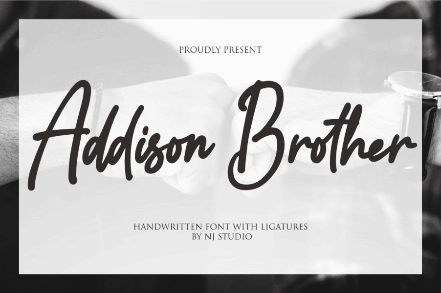 Addison Brother Font · 1001 Fonts