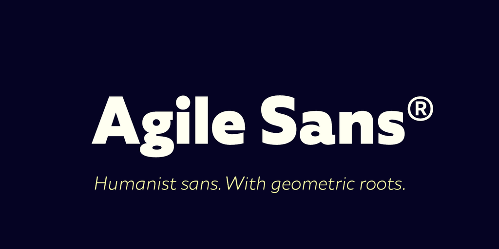 Agile Sans illustration 2