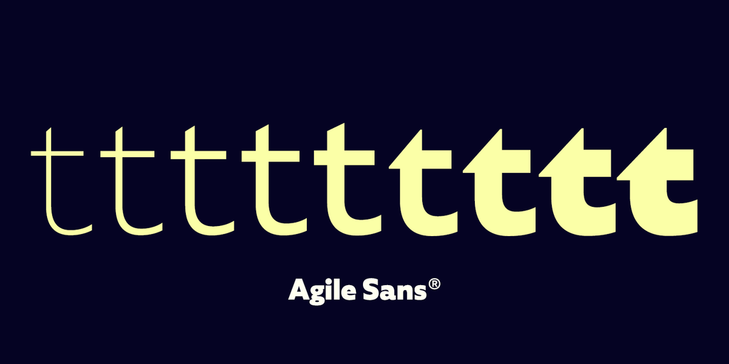 Agile Sans illustration 4