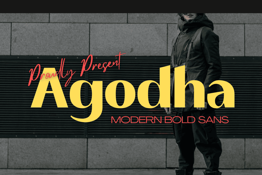 Agodha Font · 1001 Fonts