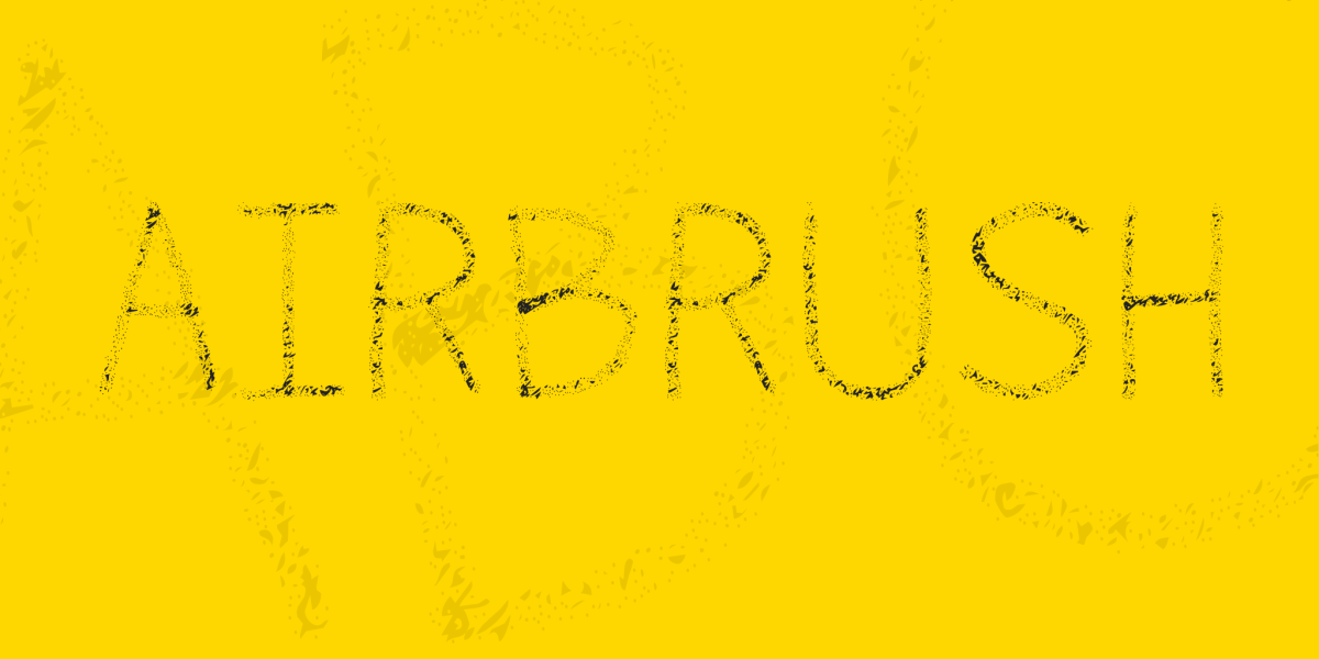 Airbrush Font · 1001 Fonts