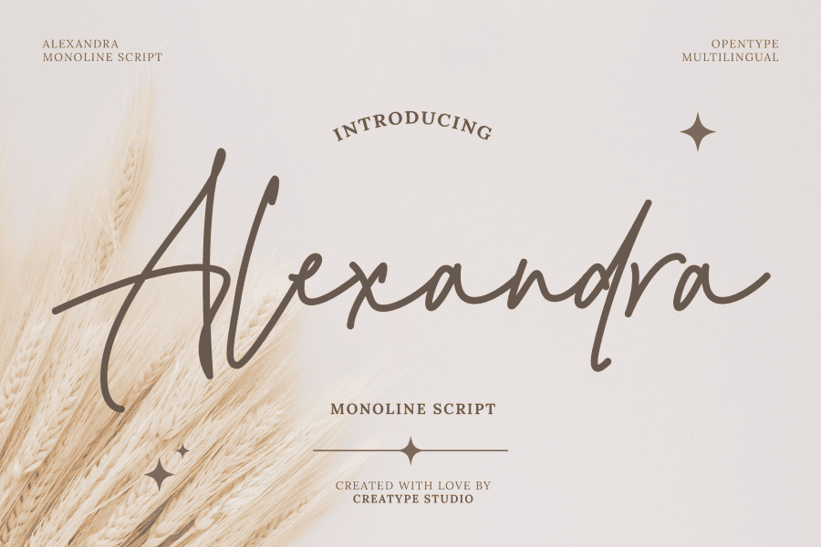 Alexandra Script Alexandra Font · 1001 Fonts