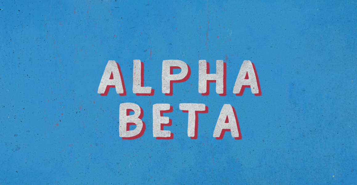 Alpha Beta - Demo Font · 1001 Fonts