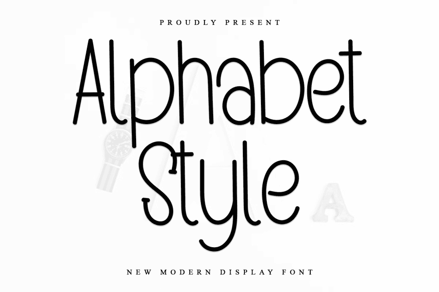 Alphabet Style Font · 1001 Fonts