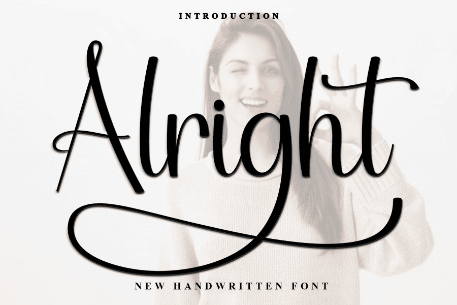 Alright Font · 1001 Fonts