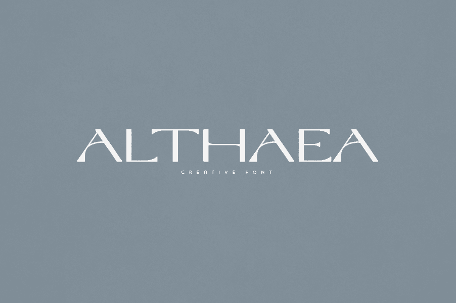 Althaea Font · 1001 Fonts