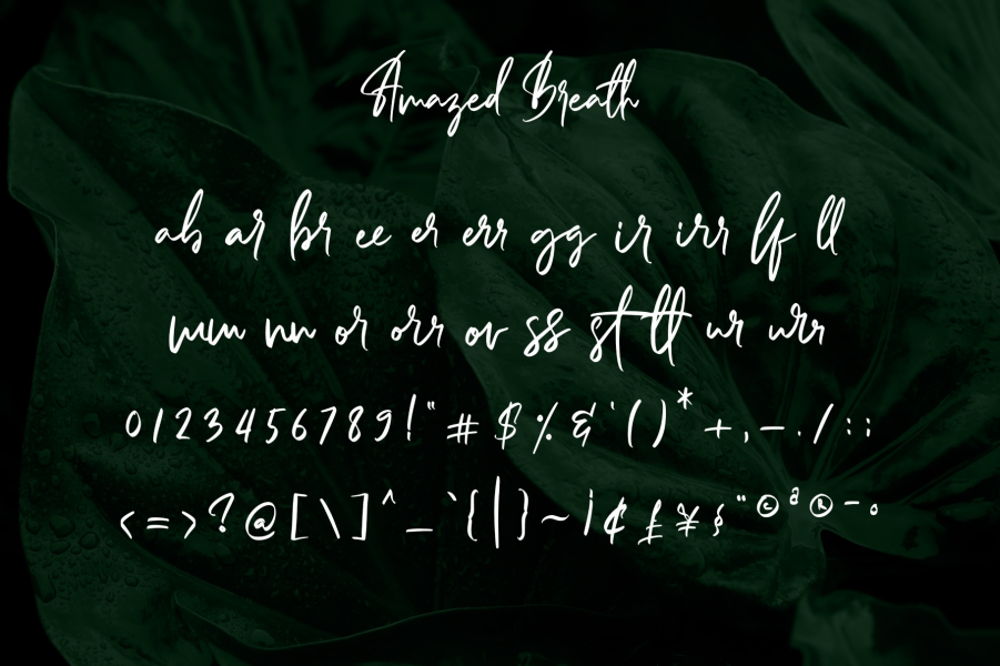 Amazed Breath Font · 1001 Fonts