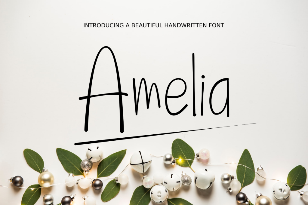 Amelia Font · 1001 Fonts