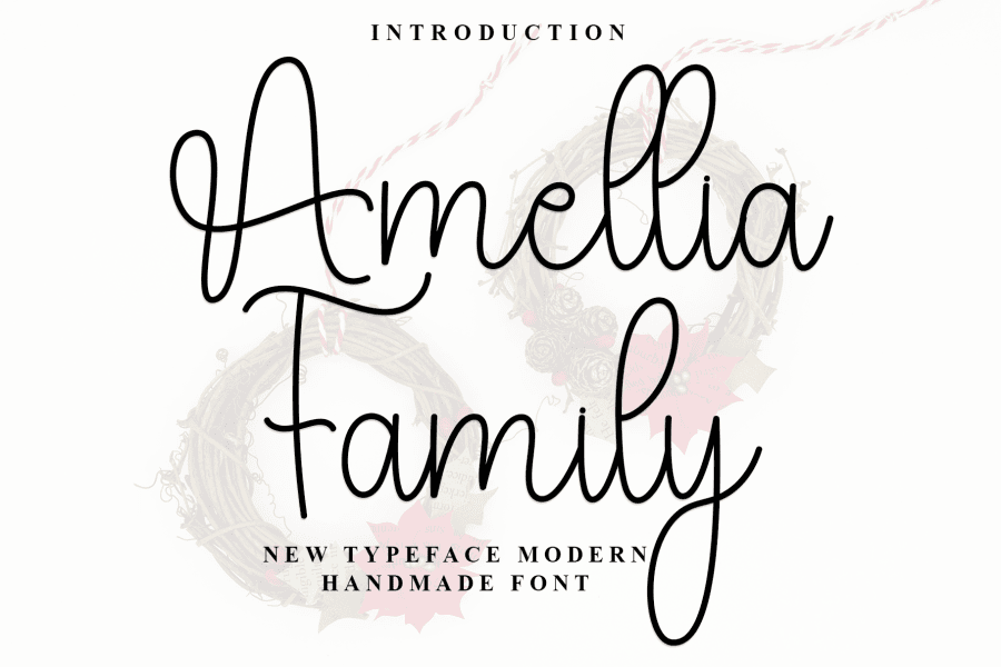 Amellia Family Font · 1001 Fonts