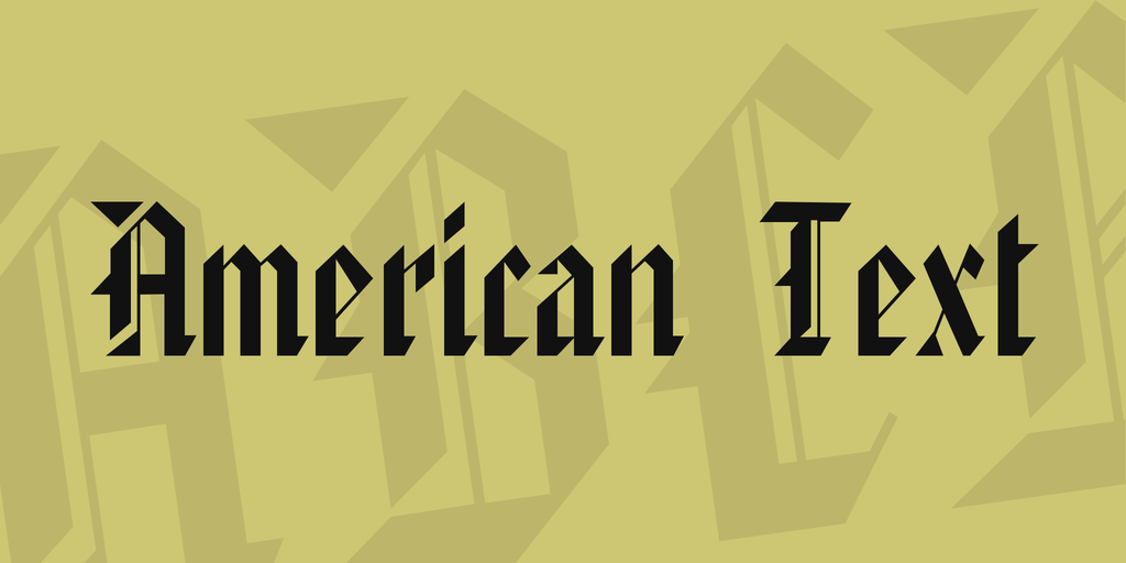 American Text illustration 1