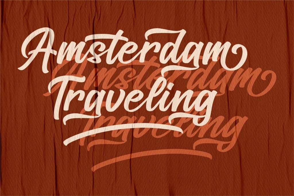 Amsterdam Traveling illustration 3