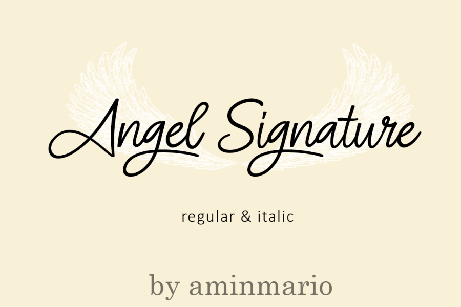 Angel Signature illustration 1