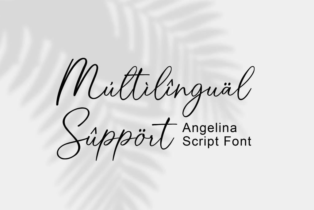 Angelina Script Font illustration 1