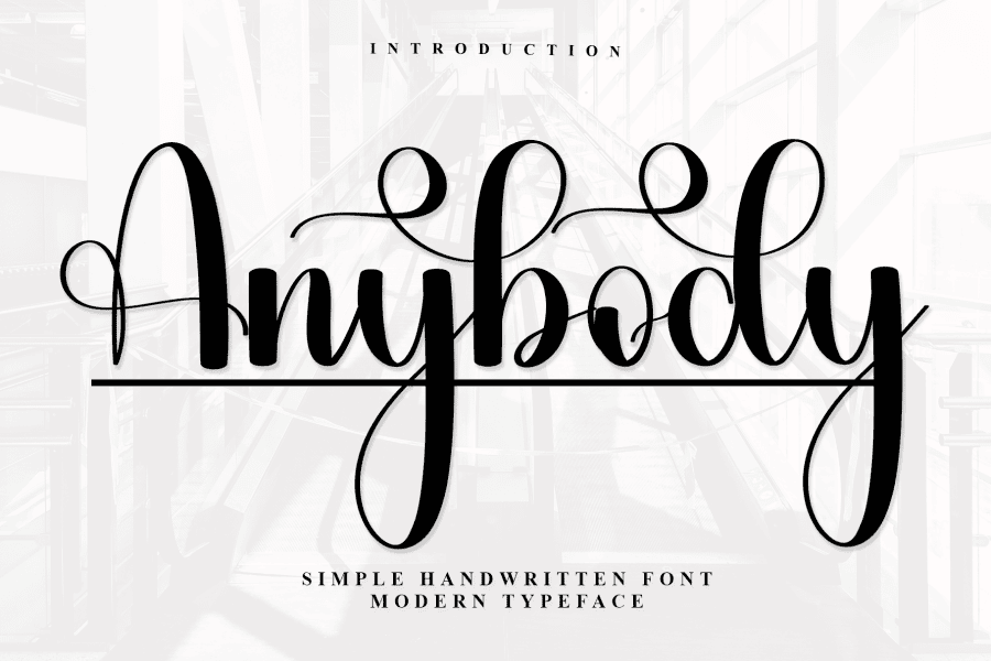 Anybody Font · 1001 Fonts