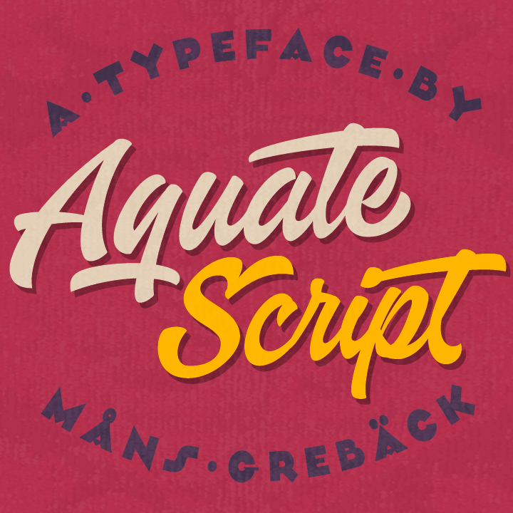Aquate Script PERSONAL USE ONLY illustration 1