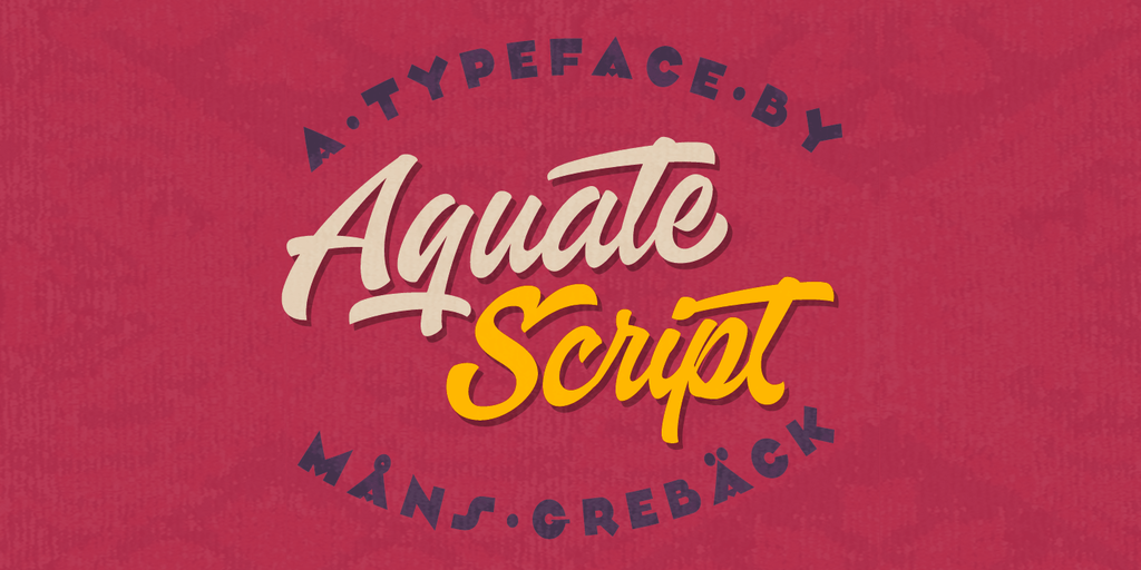 Aquate Script PERSONAL USE ONLY illustration 2