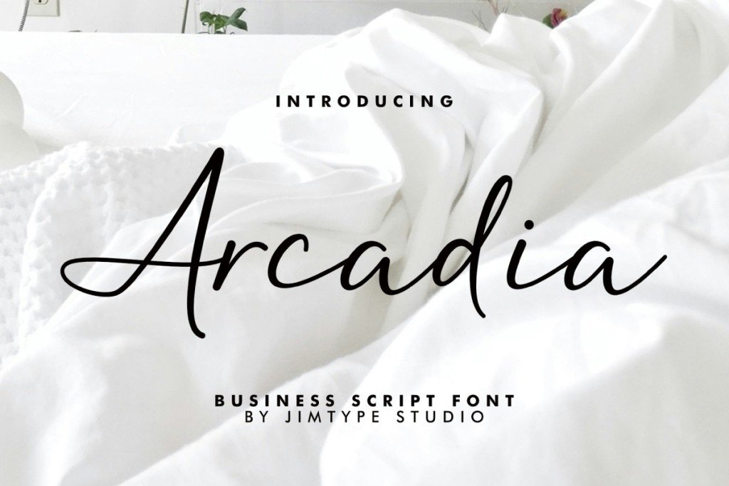Arcadia Script DEMO Font · 1001 Fonts