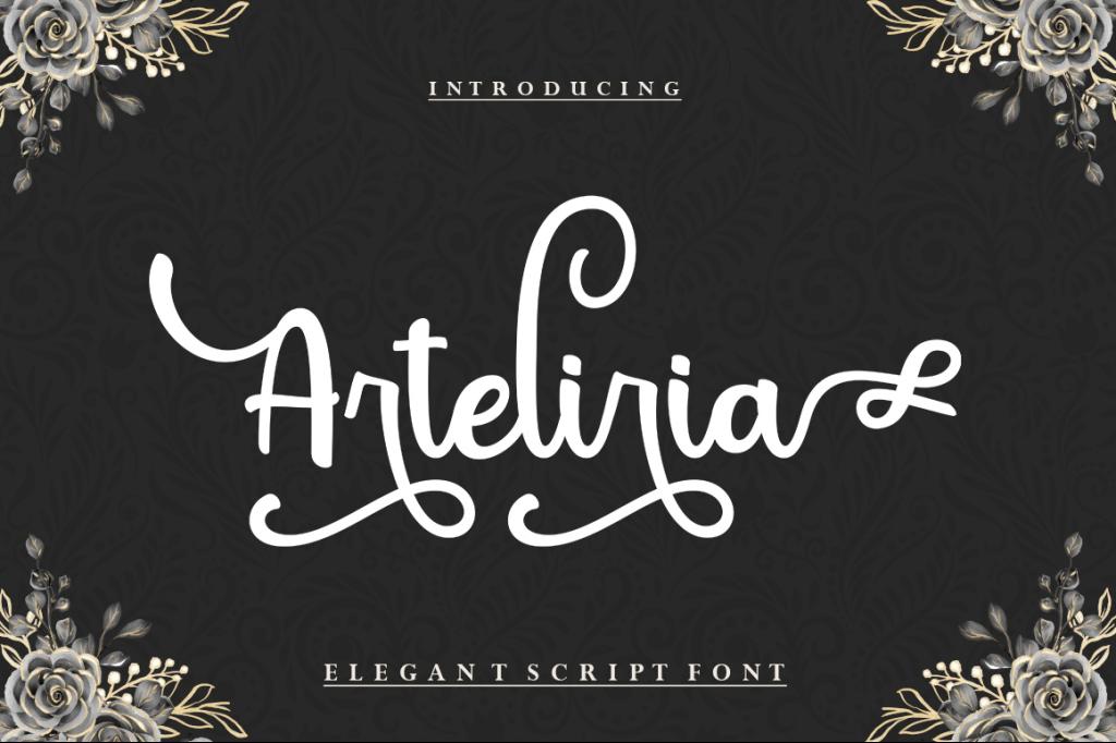 Arteliria Script illustration 2