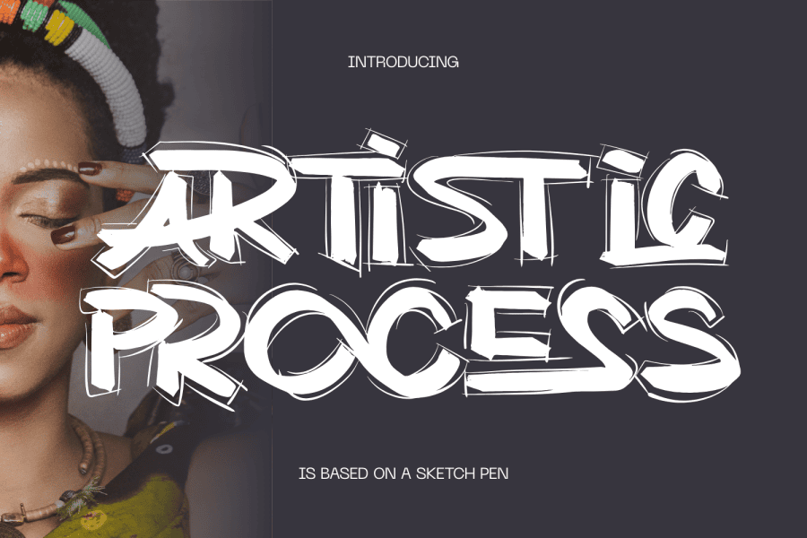 Artistic Process Demo Font · 1001 Fonts