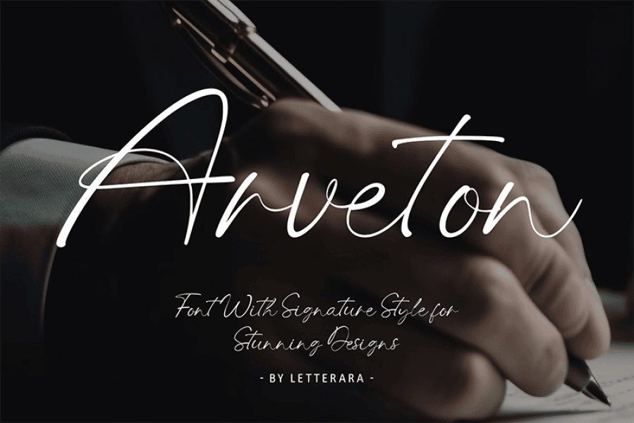1 Free Brush, Flowing Cursive, Handwriting For Quotes Font · 1001 Fonts