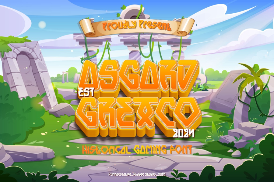 5 Free Fun, Game Over, Greek Fonts · 1001 Fonts
