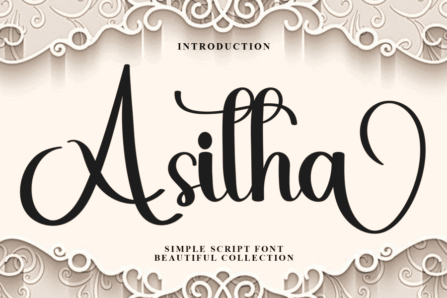 Asitha Font · 1001 Fonts