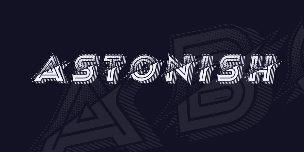 Astonish Font · 1001 Fonts