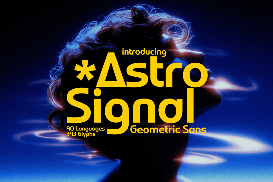 Astro Signal Font · 1001 Fonts