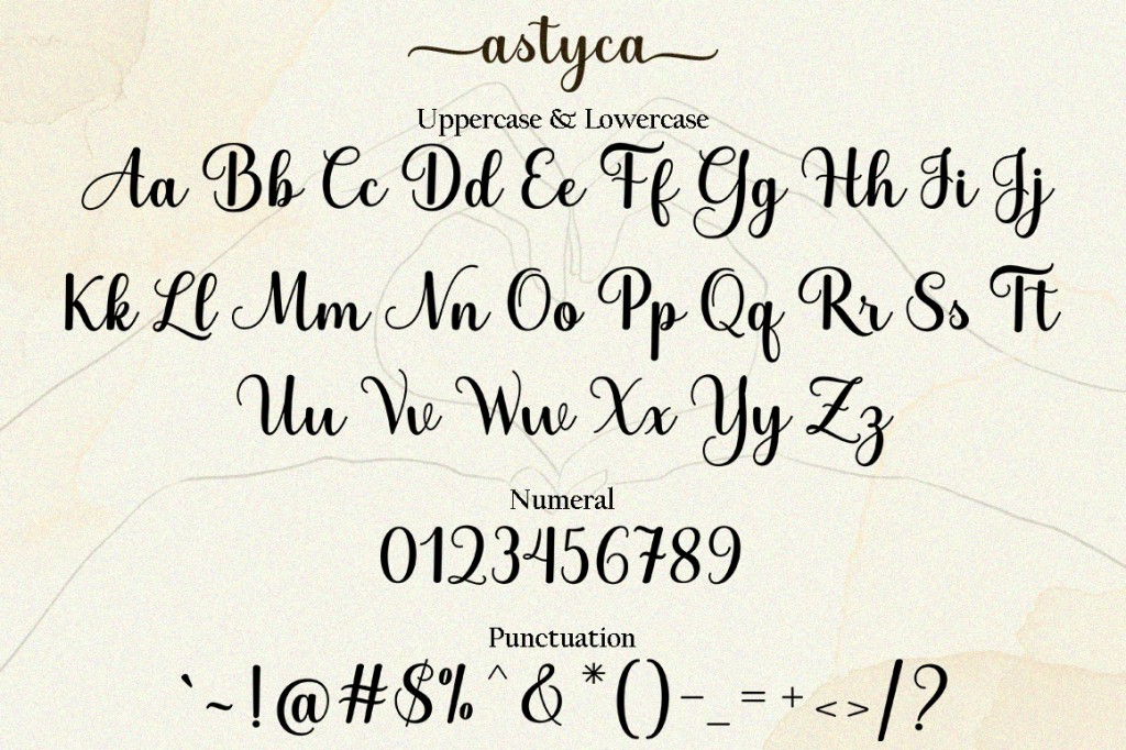Astyca Script illustration 6