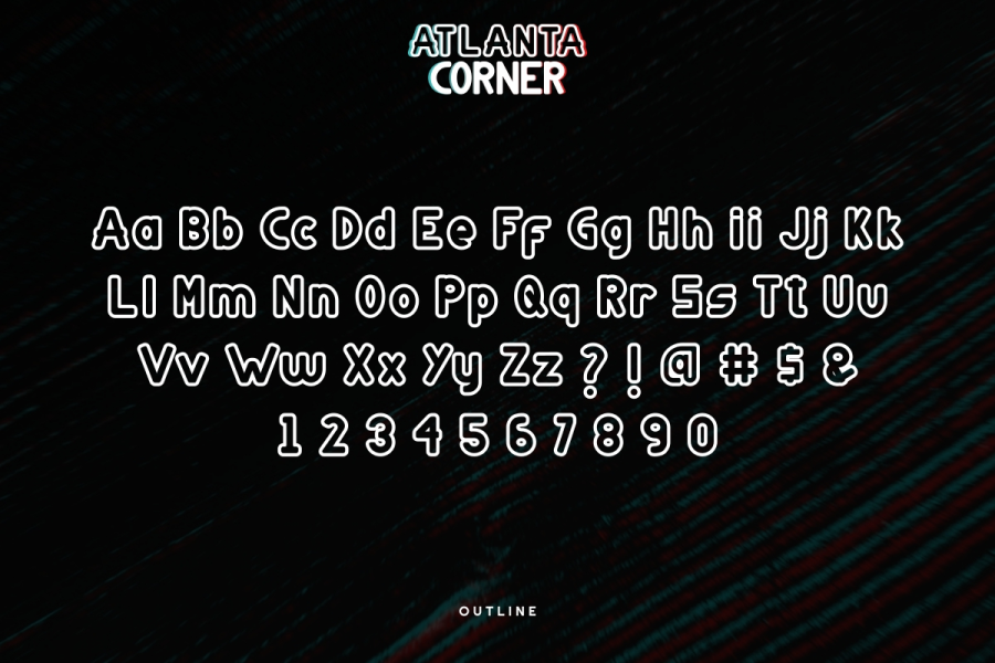 Atlanta Corner Demo Font Family · 1001 Fonts