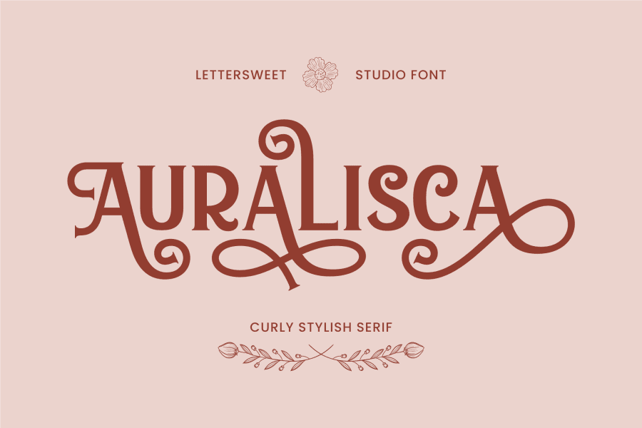 1 Free Curly Serif Font · 1001 Fonts