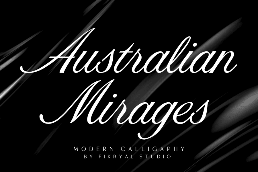 Australian Mirages Font Family · 1001 Fonts