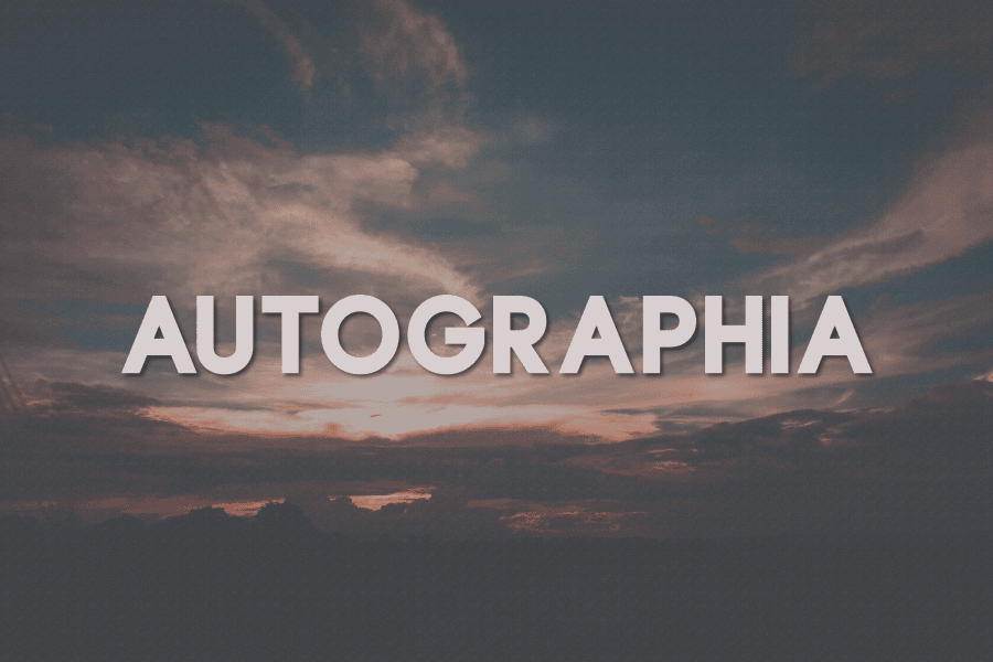 Autographia Font · 1001 Fonts