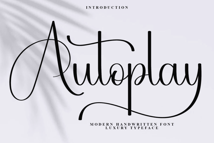 Autoplay Font · 1001 Fonts